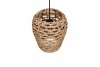 Lampa wisząca pleciona hiacynt wodny kolor naturalny owalna boho rystykalna industrialna minimalistyczna JEAN R36221036 Rl